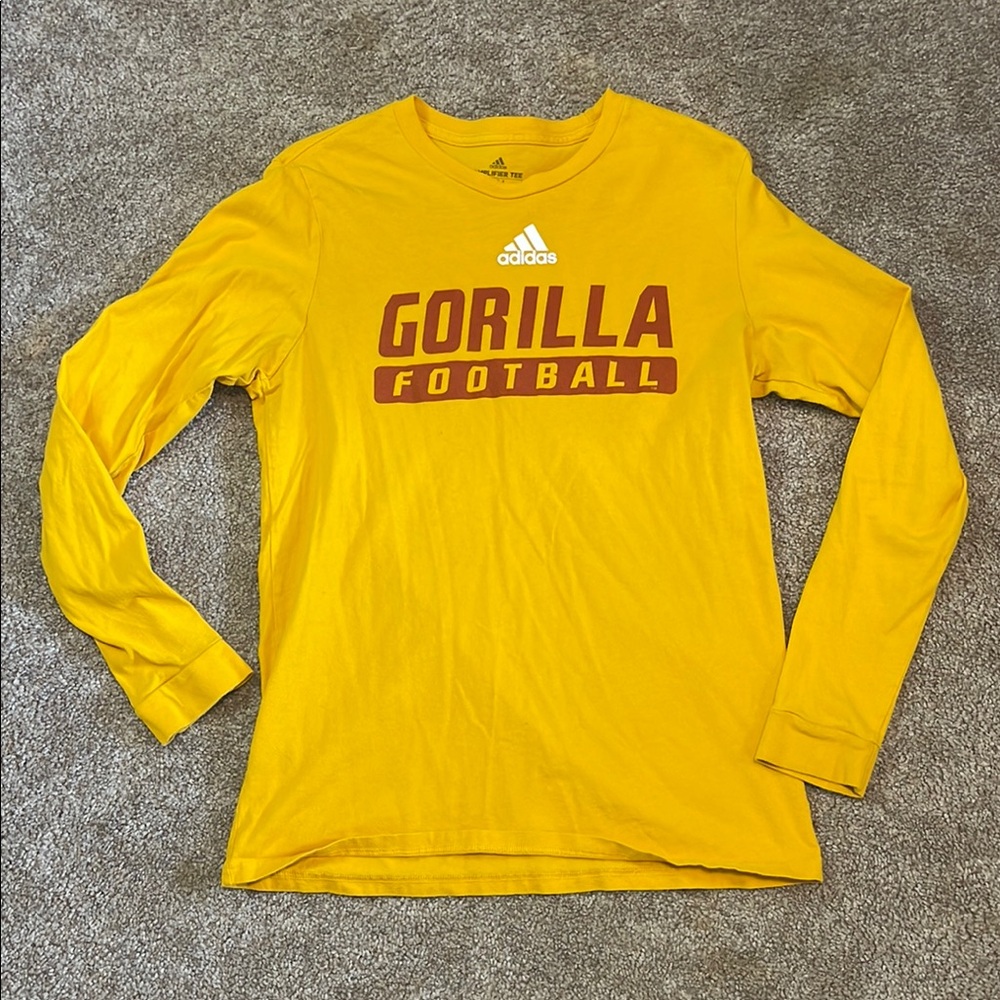 Adidas Yellow Gorilla Football Long Sleeve Shirt
